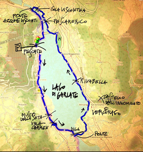 La ciclopedonale dei laghi di Garlate e Olginate